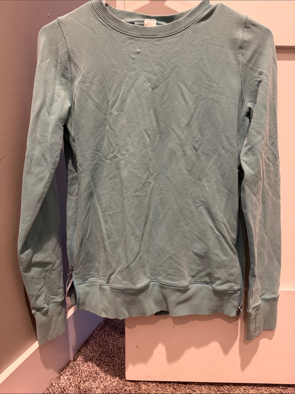 Ivivva Crewneck Lightweight Sweater - Light Aqua